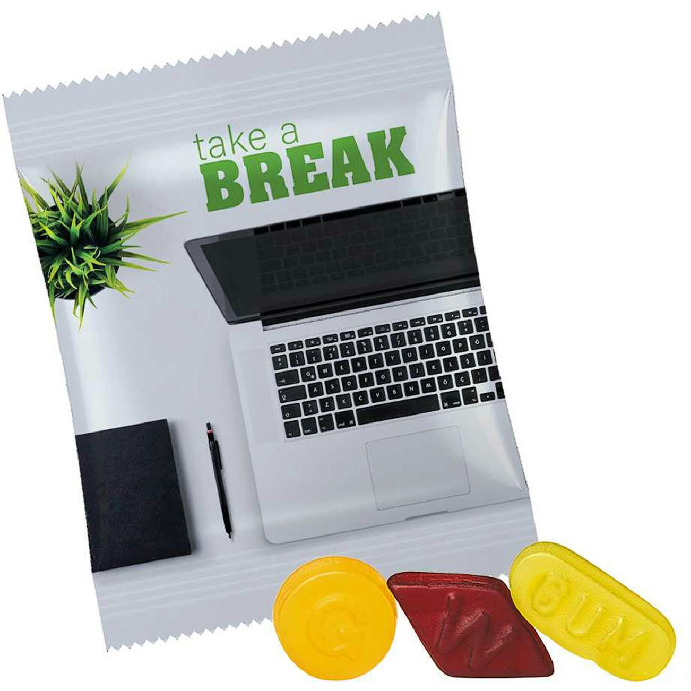 Wine Gums ohne Gelatine (vegan), ca. 20g, Maxi-Tüte