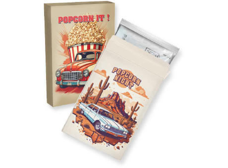 Mikrowellen Popcorn salzig (vegan), ca. 100g, Faltschachtel