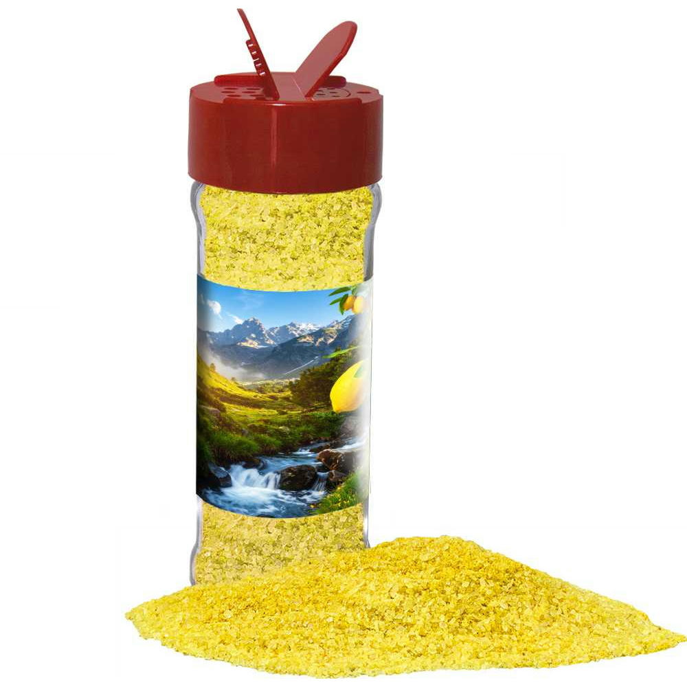 Gewürzmischung Zitronen-Salz, ca. 80g, Glas mit Streuaufsatz