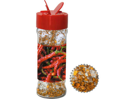 Gewürzmischung Chili-Salz, ca. 35g, Glas mit Streuaufsatz