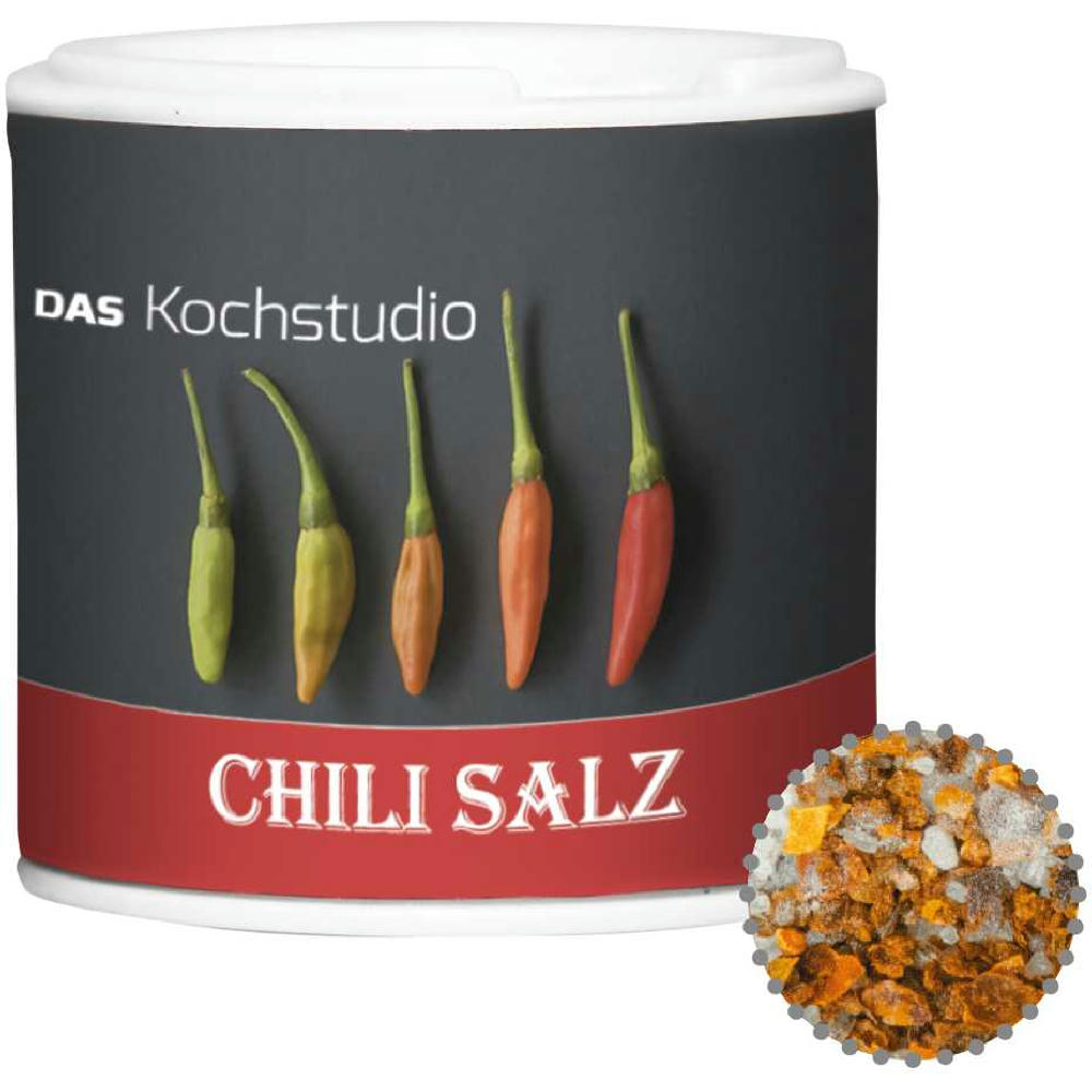 Gewürzmischung Chili-Salz, ca. 25g, Gewürzpappstreuer