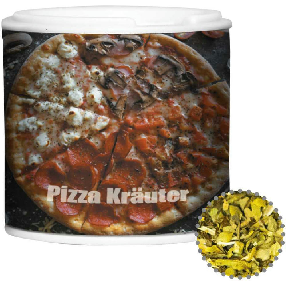 Gewürzmischung Pizza-Kräuter, ca. 8g, Gewürzpappstreuer
