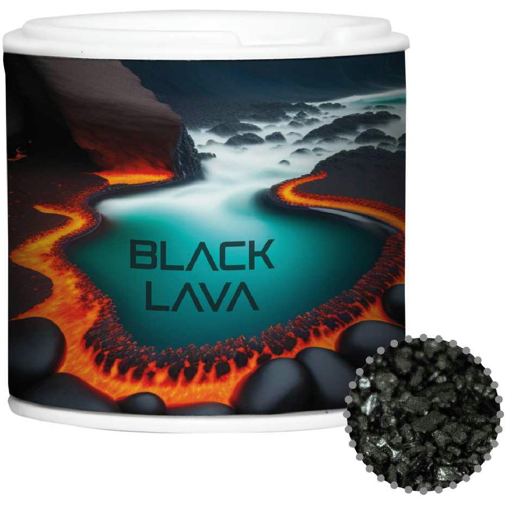 Gewürzmischung Black Lava Salz, ca. 50g, Gewürzpappstreuer