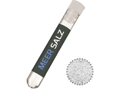 Meersalz, ca. 12g, Reagenzglas