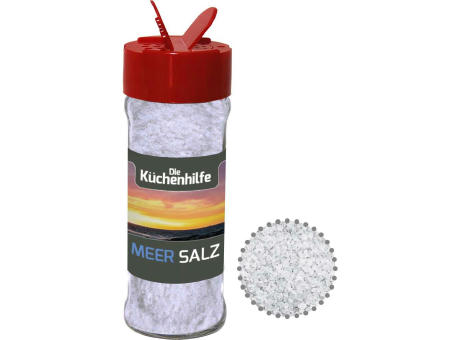 Meersalz, ca. 80g, Glas mit Streuaufsatz