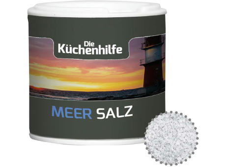 Meersalz, ca. 50g, Gewürzpappstreuer