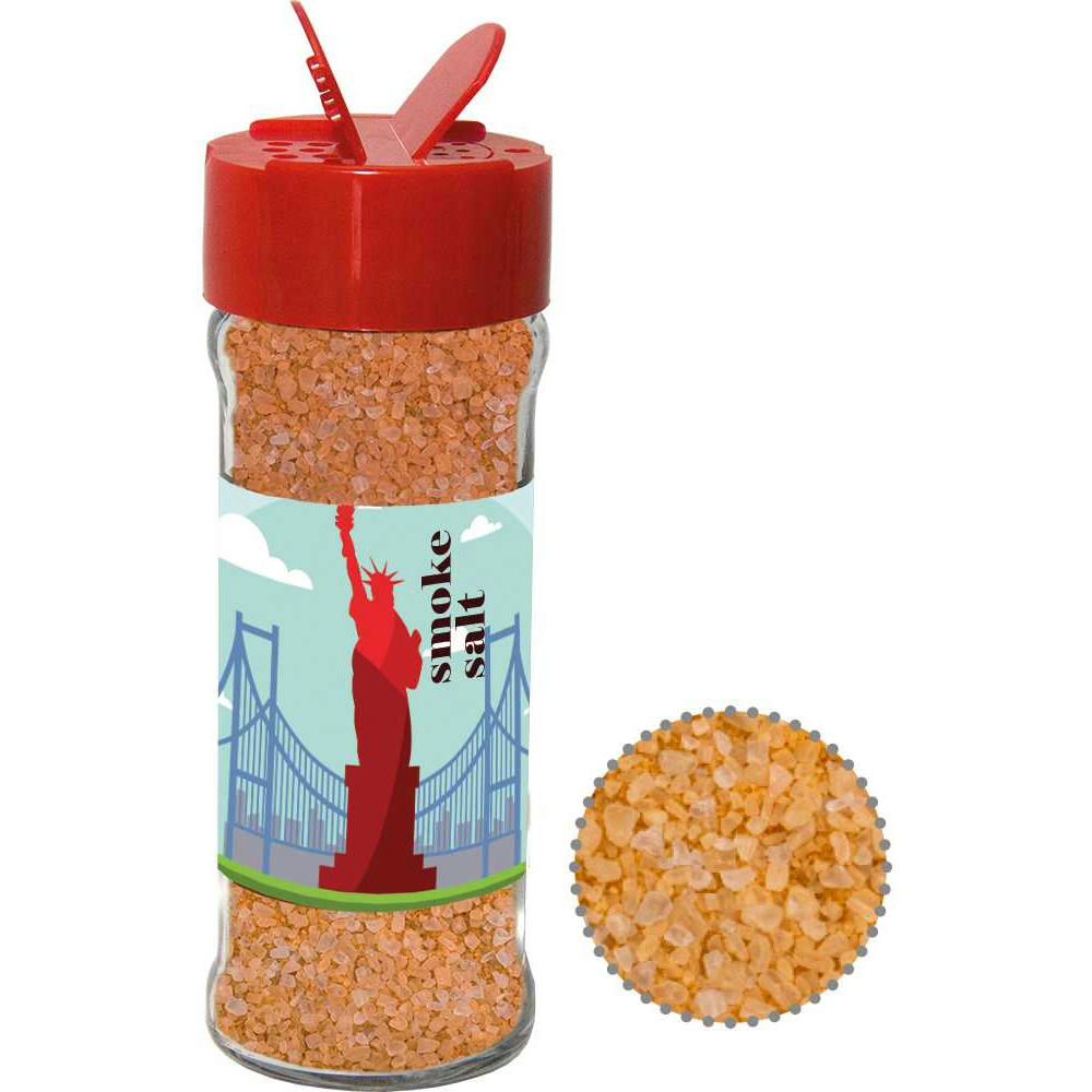 Gewürzmischung Rauch-Salz grob, ca. 90g, Glas mit Streuaufsatz