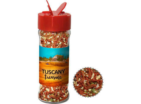 Gewürzmischung Toskanische Bruschetta, ca. 35g, Glas mit Streuaufsatz