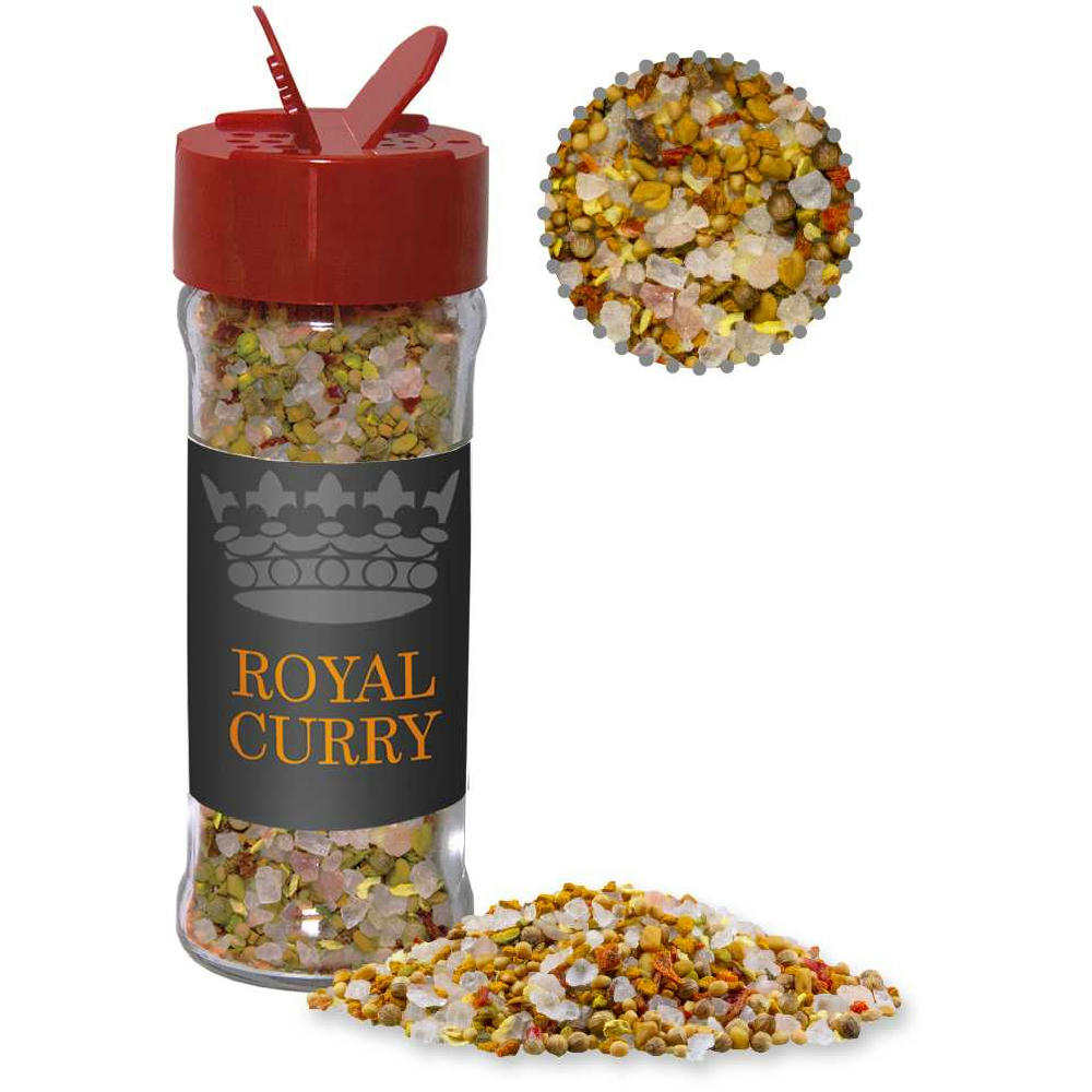 Royal Curry, ca. 60g, Glas mit Streuaufsatz