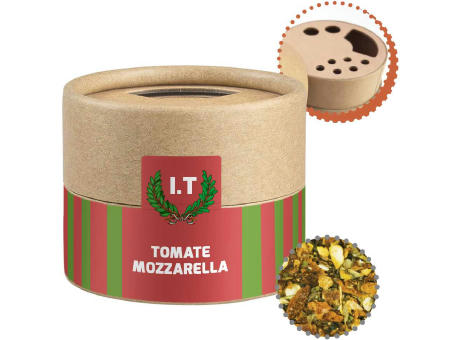 Gewürzmischung Tomate-Mozzarella, ca. 28g, Kraftpapierstreuer Mini