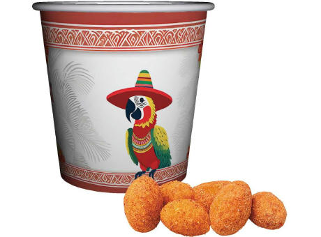 Erdnüsse Chili, ca. 30g, Snackbecher Mini