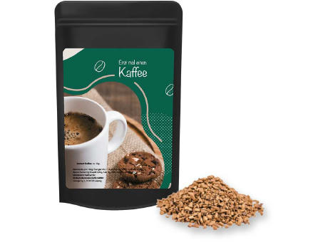 Instant Kaffee, ca. 20g, Standbeutel Mini schwarz