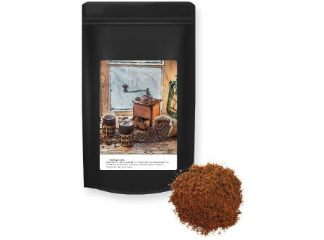 Kaffee, gemahlen, ca. 70g, Standbeutel Midi schwarz