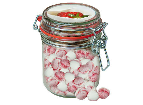 Erdbeer-Joghurt Bonbons, ca. 200g, Bonbonglas Maxi