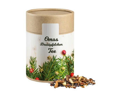 Omas Bratäpfelchen Tee, ca. 140g, Biologisch abbaubare Eco Pappdose Maxi