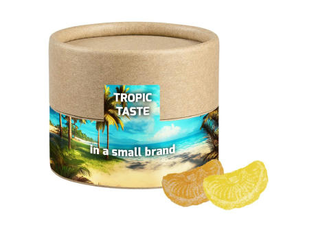 Zitrone und Orangen Bonbons, ca. 45g, Biologisch abbaubare Eco Pappdose Mini
