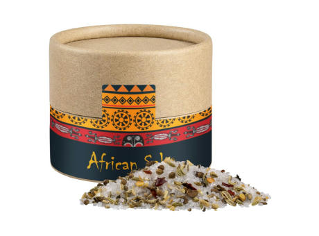Afrikanisches Salz, ca. 50g, Biologisch abbaubare Eco Pappdose Mini