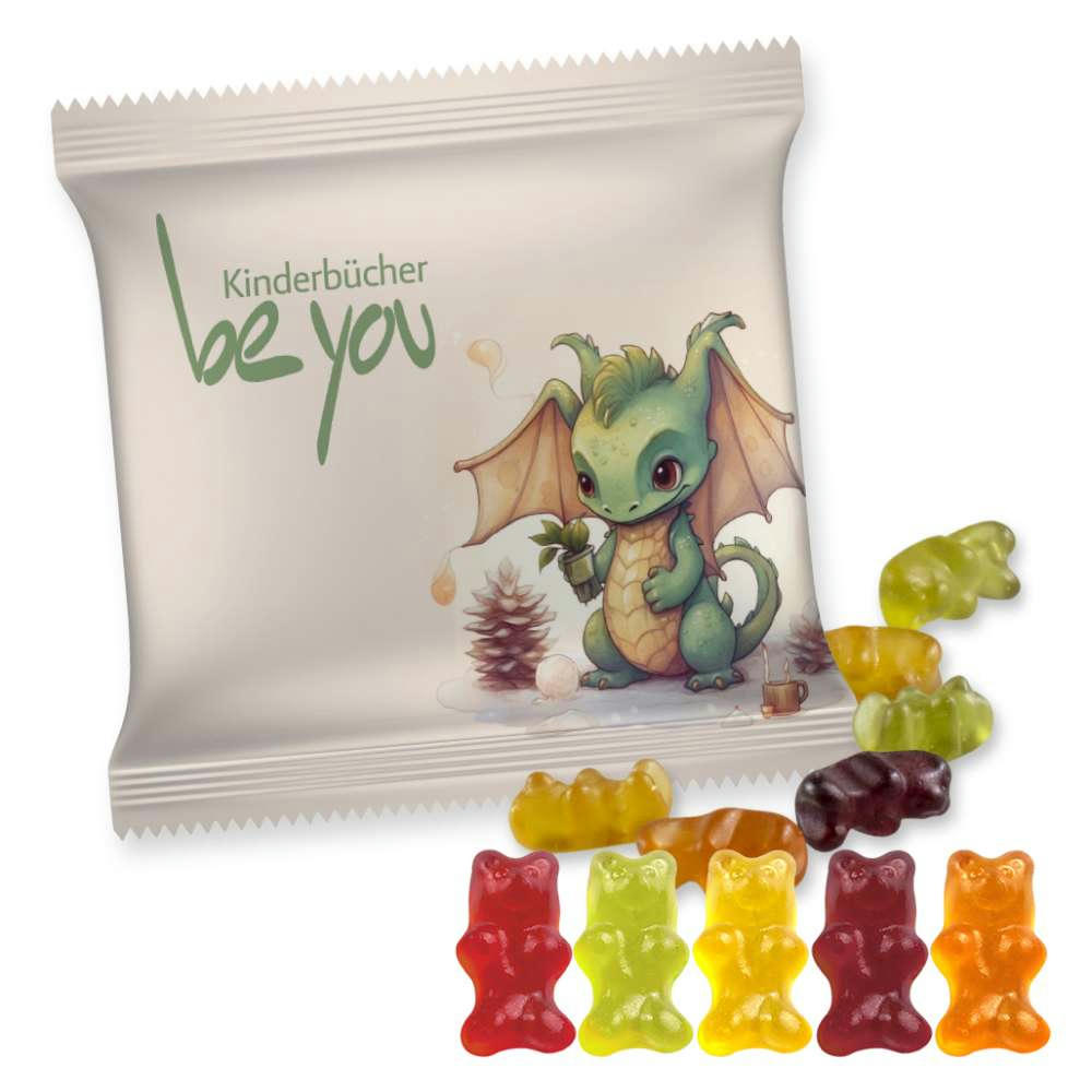 Gummibärchen ohne Gelatine, ca. 30g, Maxi-Tüte