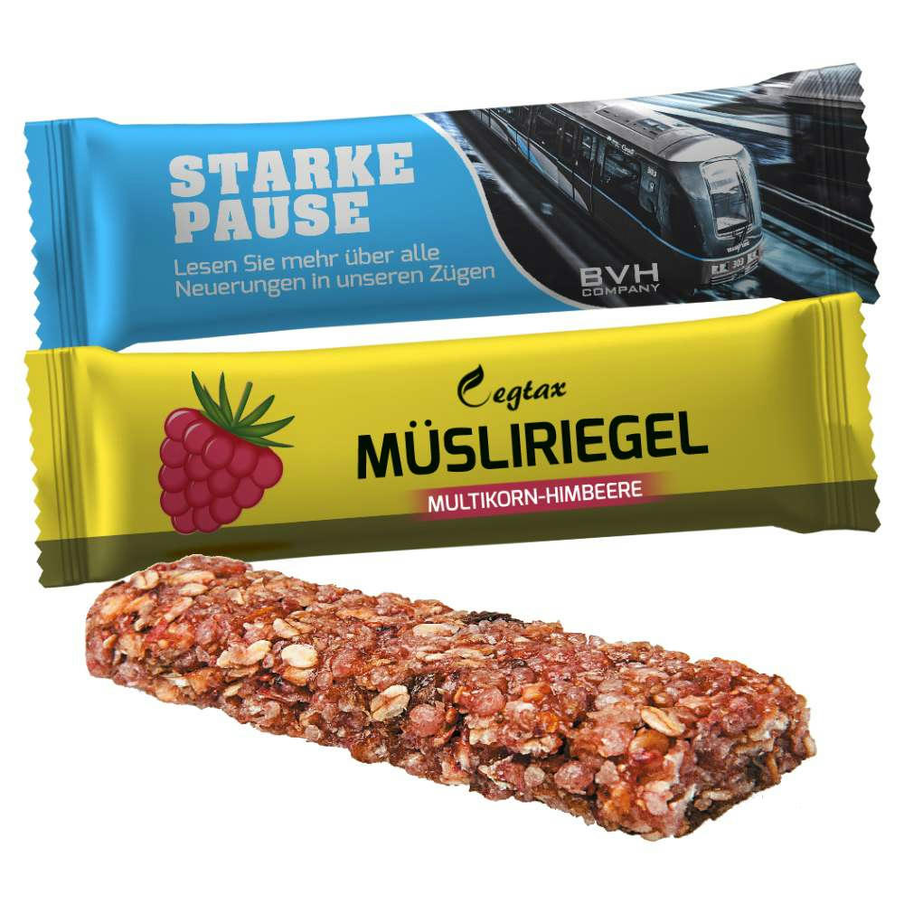 Müsliriegel Multikorn-Himbeere, ca. 30g, Flowpack