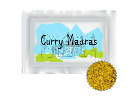 Gewürzmischung Curry Madras, ca. 4g, Portionstüte