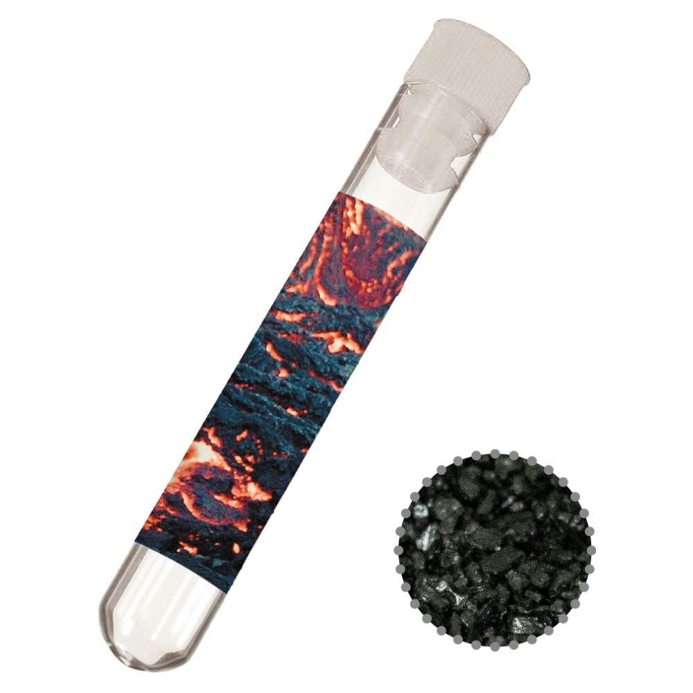 Gewürzmischung Black Lava Salz, ca. 12g, Reagenzglas