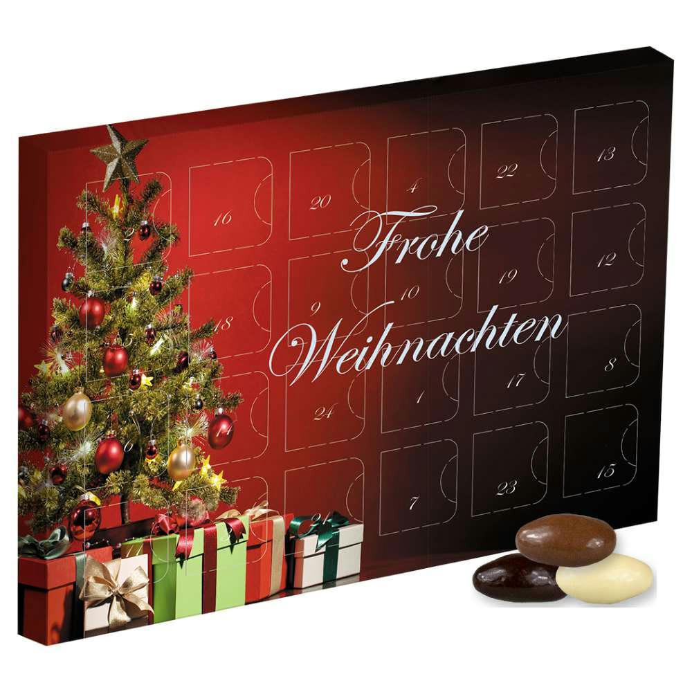 Mandel-Schoko-Trio, ca. 120g, Adventskalender Mini