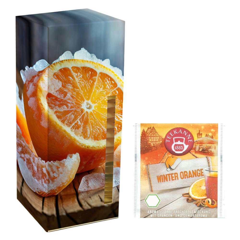 Beuteltee Winter Orange, 24 Stück, 54g, Faltschachtel Teetower