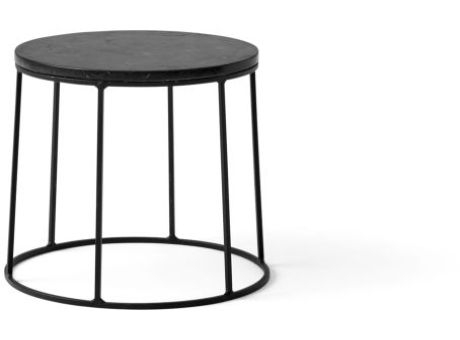 Menu WIRE Table Top Marble Black Marmorplatte fur WIRE Base Stander