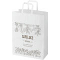 Bolsa de papel de 80-90 g/m2 con asas planas - 32 x 17 x 39 cm Kraft