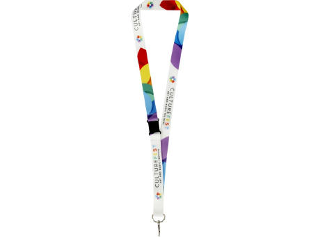 Lois Sublimation RPET-Lanyard mit Sicherheitsverschluss