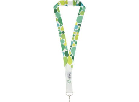 Addie Sublimation Lanyard mit Sicherheitsverschluss aus recyceltem PET Kunststoff