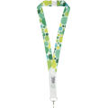 Addie Sublimation Lanyard mit Sicherheitsverschluss aus recyceltem PET Kunststoff