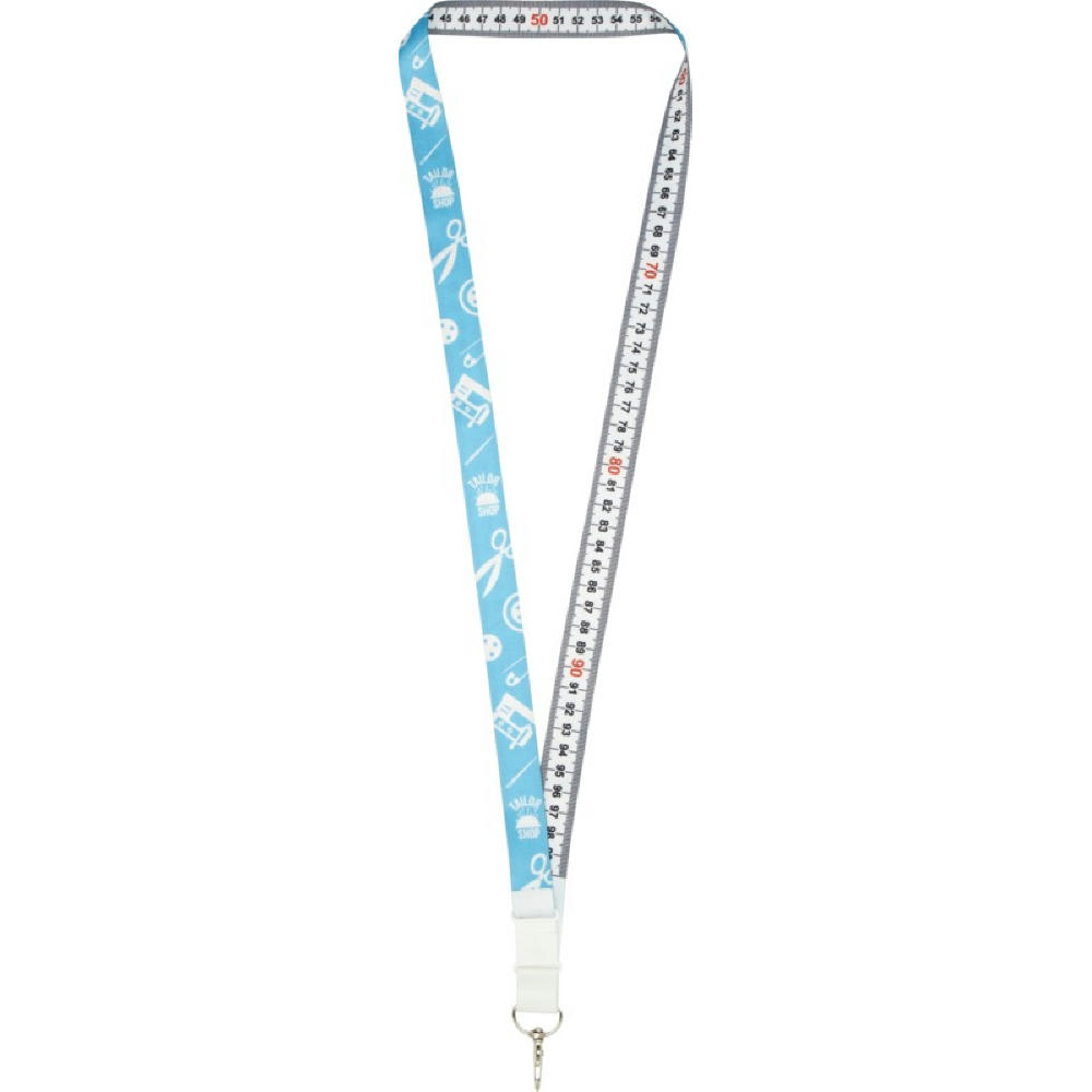 Isla 1-Meter-Lanyard mit Sublimation mit Sicherheitsverschluss