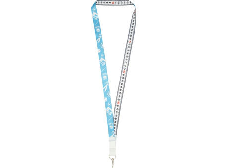 Isla 1-Meter-Lanyard mit Sublimation mit Sicherheitsverschluss