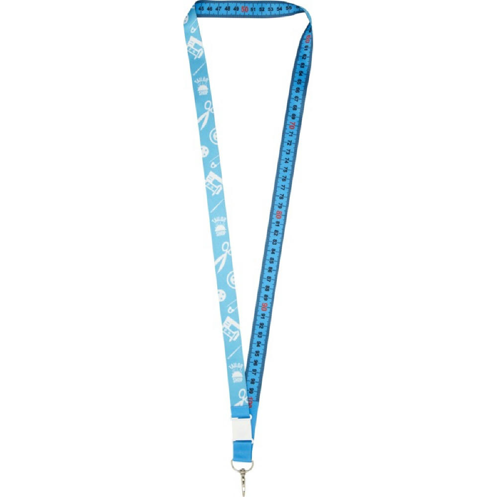 Isla 1-Meter-Lanyard mit Sublimation mit Sicherheitsverschluss