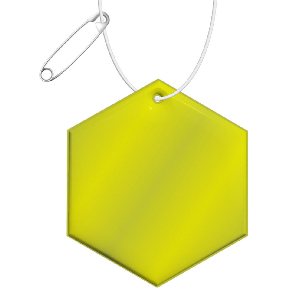 RFX™ H-12 sechseckiger, leichter, reflektierender PVC-Anhänger