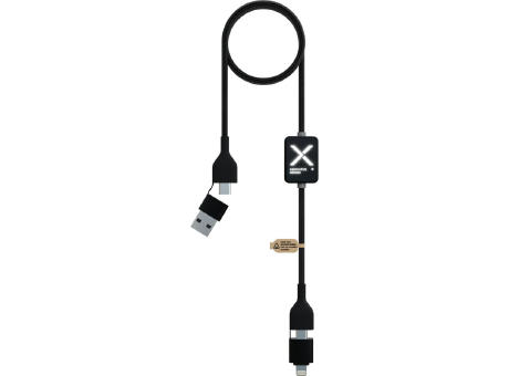 SCX.design C32 60W Ladekabel mit Schalter und Leuchtlogo