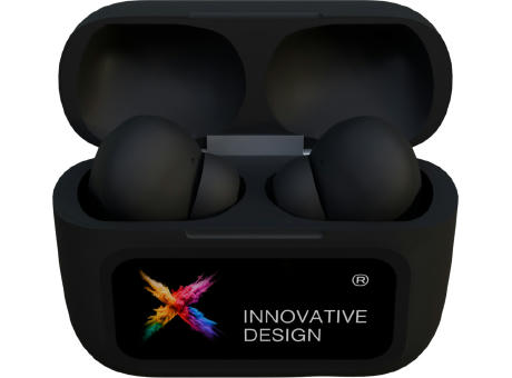 SCX.design E26 ANC-Ohrhörer mit interaktivem Touchscreen-Ladegehäuse