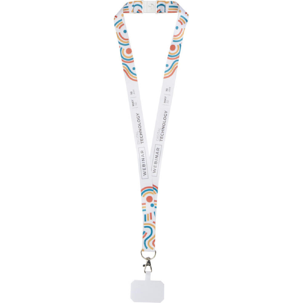 Addie Sublimation Lanyard mit Telefonhalterung und Sicherheitsverschluss  