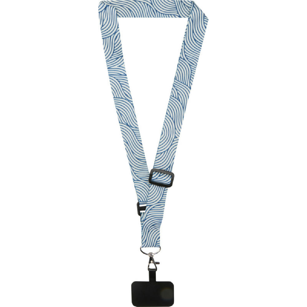 Lyra Verstellbares Lanyard mit Telefonhalterung und Sublimationsdruck