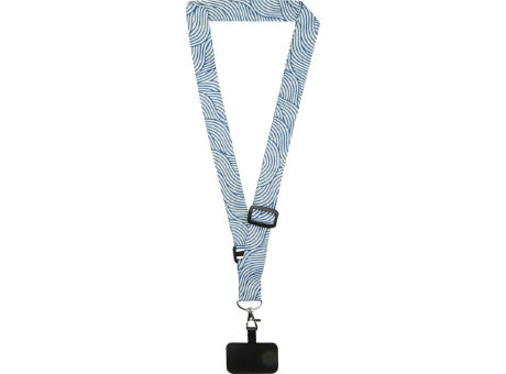Lyra Verstellbares Lanyard mit Telefonhalterung und Sublimationsdruck