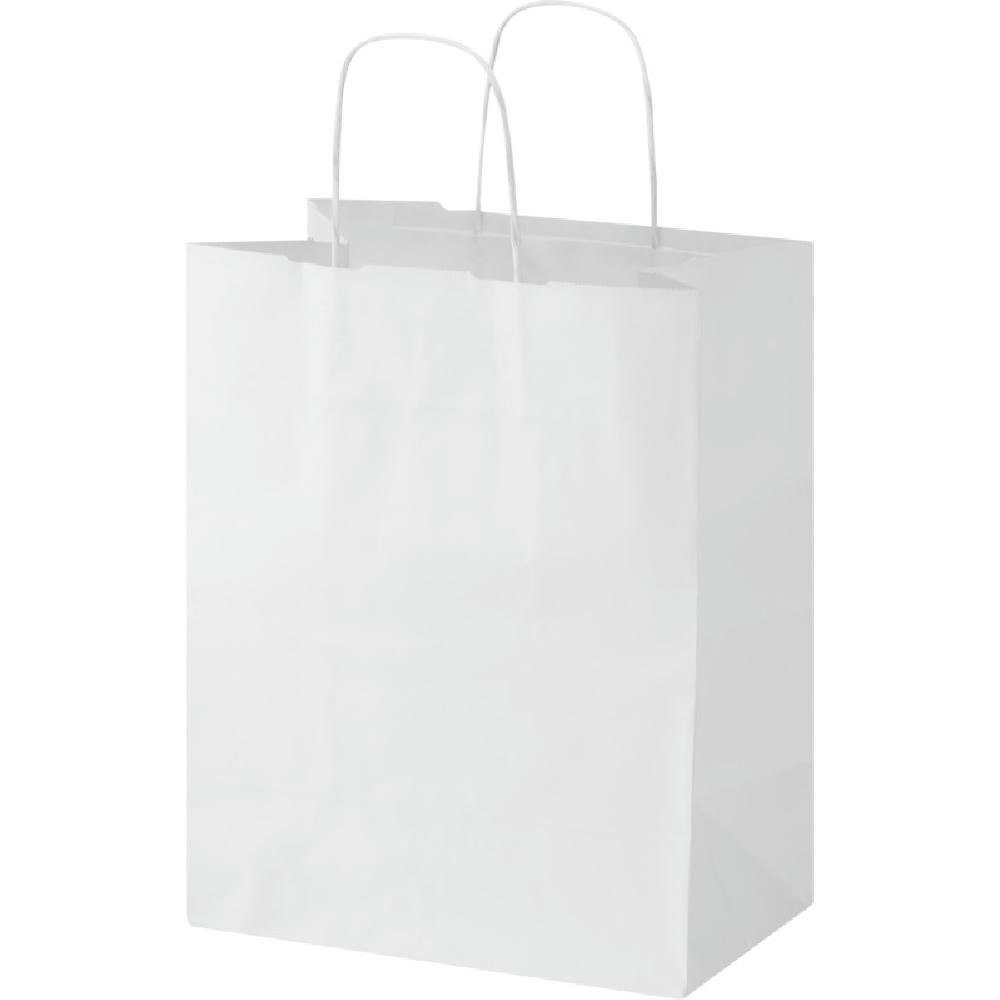 Kraft 80–90 g/m² Papiertasche mit Kordelgriffen – 25 × 15 × 32 cm