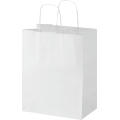 Kraft 80–90 g/m² Papiertasche mit Kordelgriffen – 25 × 15 × 32 cm
