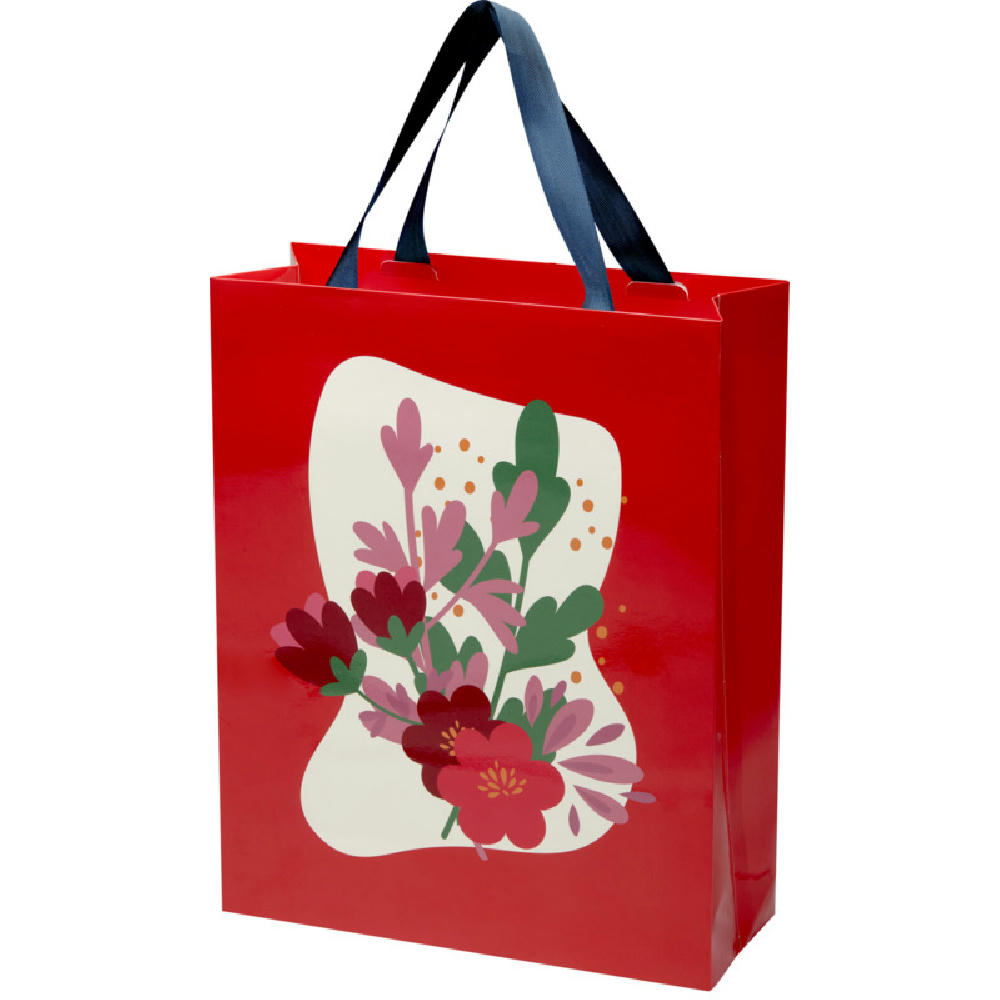 Smartfold Papiertüte, 210 g/m², mit Bandgriffen und Glanzlaminierung – 31 x 12 x 39 cm
