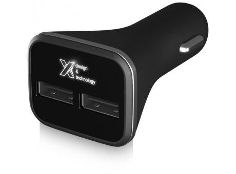 SCX.design V15 Auto-Ladegerät mit Leuchtlogo