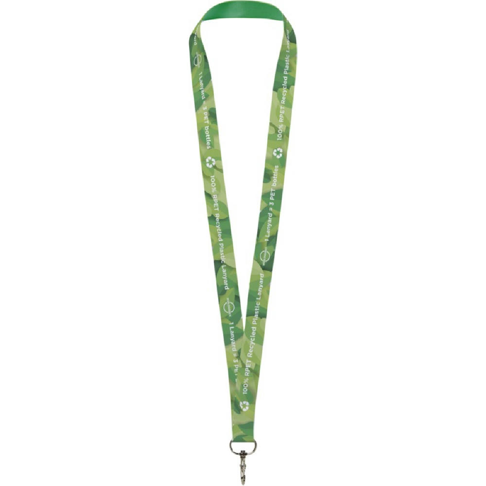 Lana Sublimation Lanyard aus recyceltem PET Kunststoff