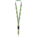 Bucks Sublimation Lanyard mit Schnappverschluss aus recyceltem PET Kunststoff