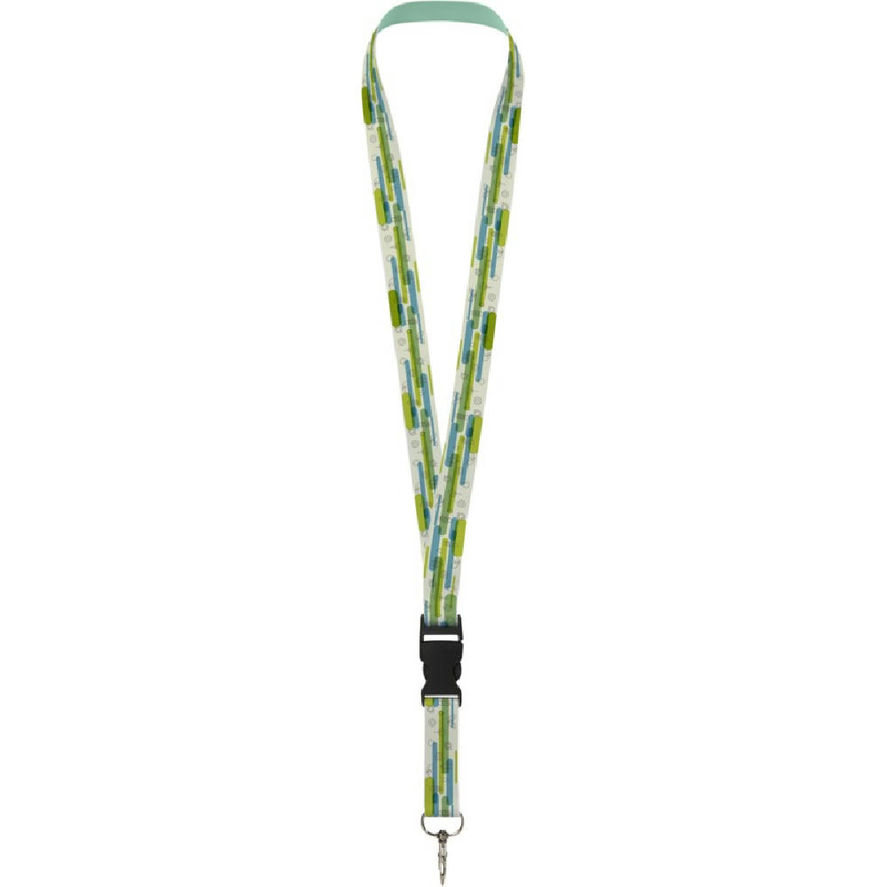 Bucks Sublimation Lanyard aus recyceltem PET Kunststoff