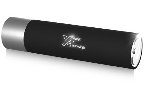 SCX.design F10 2500 mAh Taschenlampe mit mit Leuchtlogo