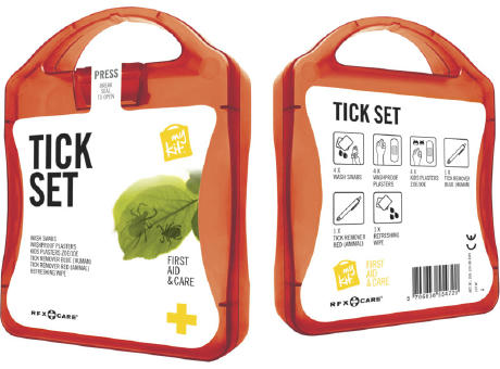 mykit, first aid, kit, ticks